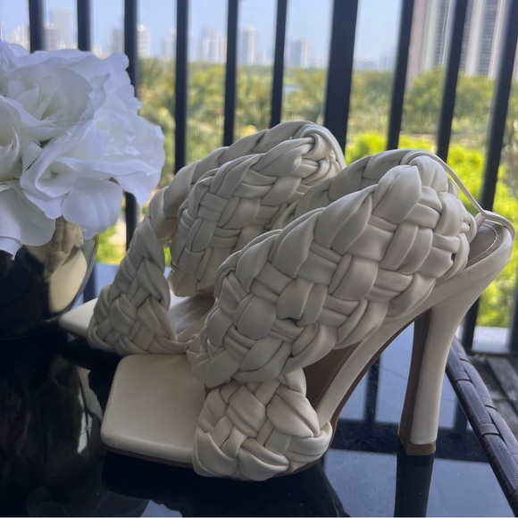 NEW STYLISH COMPHY HIGH HEEL MULE SHOES - Picture 8 of 11